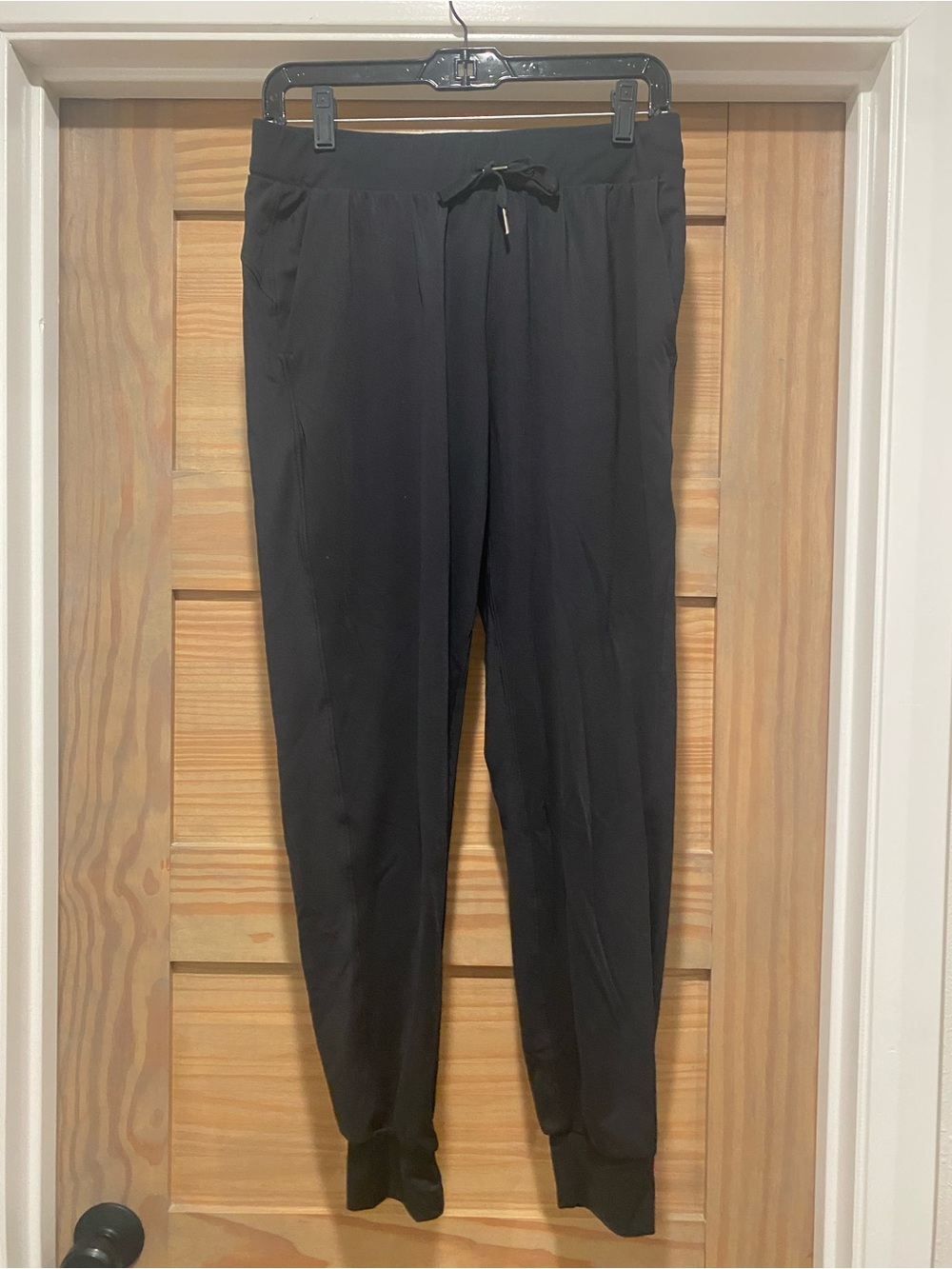 Women's Black Drawstring Jogger Pants